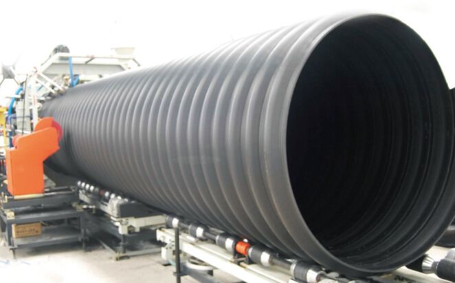 HDPE double wall corrugated pipe socket mode